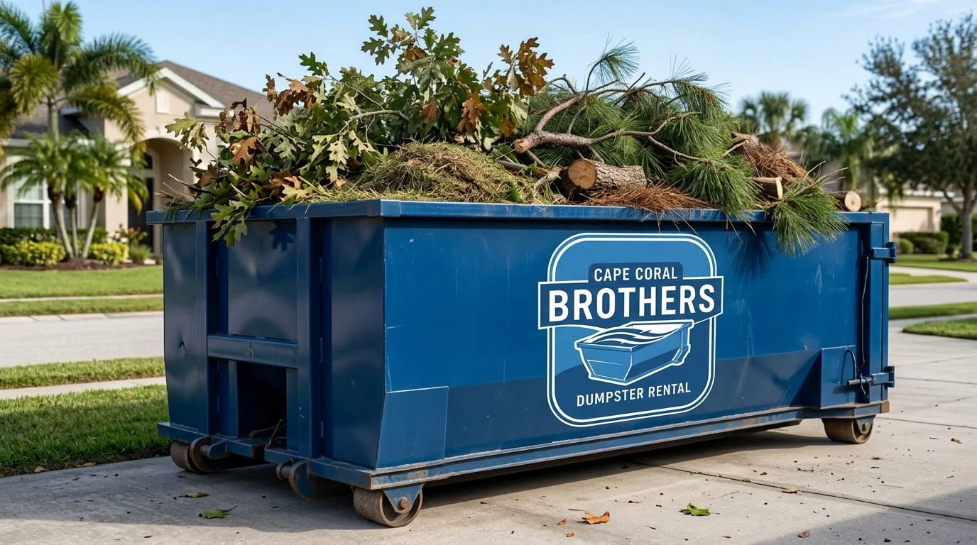 Yard Waste Dumpster Rental Cape Coral FL-img